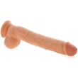 Super długi penis potężne dildo cieliste z jądrami 25 cm - 74307176 - 3