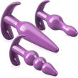 ZESTAW KORKÓW ANALNYCH 6szt. KORKI DO ODBYTU ANAL PLUG Z UCHWYTEM - 72023068 - 2