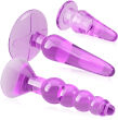 ZESTAW KORKÓW ANALNYCH 6szt. KORKI DO ODBYTU ANAL PLUG Z UCHWYTEM - 72023068 - 3