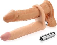 WIBRATOR ANALNY NA PIERŚCIENIU EREKCYJNYM STRAP-ON ANALNY – 76270597