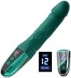 ELEGANCKI WIBRATOR DAMSKI ELEGANCKI DESIGN WYŚIETLACZ LED 12 FUNKCJI WIBRACJI I PULSACJI - 78657198 - 9