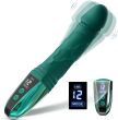 ELEGANCKI WIBRATOR DAMSKI ELEGANCKI DESIGN WYŚIETLACZ LED 12 FUNKCJI WIBRACJI I PULSACJI - 78657198 - 10
