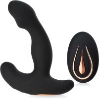 MASAŻER PROSTATY WIBRATOR ANALNY 12 SEX FUNKCJI + PILOT - 76373262