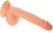 REALISTYCZNY PENIS Z JĄDRAMI ELASTYCZNE DILDO NA SOLIDNEJ PRZYSSAWCE - 71428689 - 2