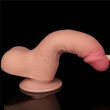 ULTRAREALISTYCZNE DILDO 19,5cm PENIS Z RUCHOMĄ SKÓRĄ I ODKRĘCANĄ PRZYSSAWKĄ CYBERSKÓRA - 51299444 - 6