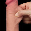 ULTRAREALISTYCZNE DILDO 19,5cm PENIS Z RUCHOMĄ SKÓRĄ I ODKRĘCANĄ PRZYSSAWKĄ CYBERSKÓRA - 51299444 - 2