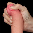 ULTRAREALISTYCZNE DILDO 19,5cm PENIS Z RUCHOMĄ SKÓRĄ I ODKRĘCANĄ PRZYSSAWKĄ CYBERSKÓRA - 51299444 - 5
