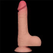 ULTRAREALISTYCZNE DILDO 19,5cm PENIS Z RUCHOMĄ SKÓRĄ I ODKRĘCANĄ PRZYSSAWKĄ CYBERSKÓRA - 51299444 - 7