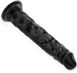 DILDO REALISTYCZNE Z PRZYSSAWKĄ DUŻY SZTUCZNY PENIS CZŁONEK JAK PRAWDZIWY ŻYŁY CZARNY DŁ 19,5cm ŚR 3,5cm - 78655678 - 2