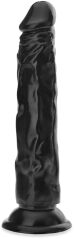 DILDO REALISTYCZNE Z PRZYSSAWKĄ DUŻY SZTUCZNY PENIS CZŁONEK JAK PRAWDZIWY ŻYŁY CZARNY DŁ 19,5cm ŚR 3,5cm - 78655678