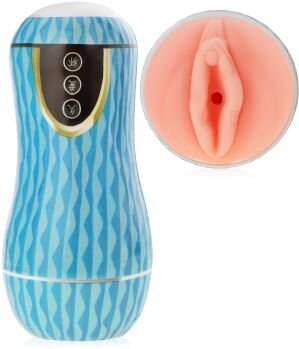SZTUCZNA POCHWA W DYSKRETNEJ TUBIE MASTURBATOR Z CYBERSKÓRY - 70287399