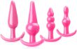 4 KORKI ANALNE RÓŻNE ROZMIARY I KSZTAŁTY SEX KOMPLET – 70679811 - 3