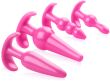 4 KORKI ANALNE RÓŻNE ROZMIARY I KSZTAŁTY SEX KOMPLET – 70679811 - 2