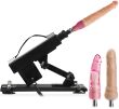 SEX MASZYNA - 420 RUCHÓW/MINUTĘ - MOCNY WIBRATOR POSUWISTY + ZESTAW TRZECH DILDO + ŻEL POSLIZGOWY - 78654367 - 2