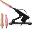 SEX MASZYNA - 420 RUCHÓW/MINUTĘ - MOCNY WIBRATOR POSUWISTY + ZESTAW TRZECH DILDO - 70312023 - 2
