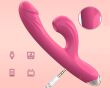 WIBRATOR DAMSKI DLA PAŃ Z FUNKCJĄ SSANIA ŁECHTACZKI I STYMULACJI PUNKYU G - 78918776 - 5