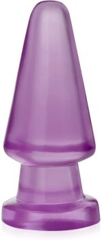 DUŻY KOREK ANALNY 16,5 cm ŻELOWY ANAL PLUG Z MOCNĄ PRZYSSAWKĄ - 56785215