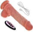 POSUWISTY WIBRATOR DAMSKI Z PRZYSSAWKĄ - PODGRZEWANE SEX DILDO - 54 FUNKCJE - 89876688 - 2