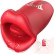 DAMSKI MASTURBATOR SSĄCY Z JĘZYKIEM WIBRATOR DO STYMULACJI ORALNEJ - 89651178 - 8
