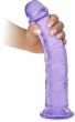DUŻY PENIS 25 cm ŻELOWE ELASTYCZNE DILDO NA MOCNEJ PRZYSSAWCE - 79371497 - 2