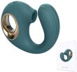 WIBRUJĄCO SSĄCY MASTURBATOR MASAŻER DLA KOBIET WIBRATOR DAMSKI ŚLIMAK ELEGANCKI DESIGN - 10991990 - 10