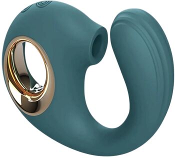 WIBRUJĄCO SSĄCY MASTURBATOR MASAŻER DLA KOBIET WIBRATOR DAMSKI ŚLIMAK ELEGANCKI DESIGN - 10991990