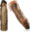 NAKŁADKA EREKCYJNA - POGRUBIENIE I WYDŁUŻENIE 1 CM - PONĘTNY PENIS - 78169391  - 3