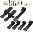 ZESTAW 7 NYLONOWYCH PASÓW DO KRĘPOWANIA - BDSM SM BONDAGE - 87656451 - 6