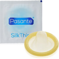 PASANTE SILK THIN - NAJCIEŃSZA PREZERWATYWA DLA NATURALNYCH DOZNAŃ - 1 SZT - 78890330