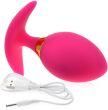 SILIKONOWY KOREK ANALNY STEROWANY APLIKACJĄ ANAL PLUG Z MOCNĄ WIBRACJĄ - 875567821 - 2