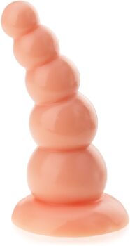 DILDO ANALNE MIĘSISTY KULKOWY DONG NA PRZYSSAWCE PENETRATOR ANUSA - 71732874