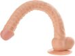 SZTUCZNY PENIS - DŁUGI 42 CM - DONG, ŻELOWE DILDO NA PRZYSSAWCE - 75657995 - 4