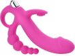 WIBRATOR G-SPOT Z WYPUSTKĄ DO ŁECHTACZKI I SONDĄ ANALNĄ DO POTRÓJNEJ STYMULACJI - 78501378 - 2