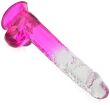 ŻELOWE DILDO Z PRZYSSAWKĄ SZTUCZNY PENIS Z JĄDRAMI SEX DONG DO MASTURBACJI - 55642214 - 2
