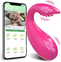WIBRATOR JAJKO Z APLIKACJĄ ZDALNIE STEROWANY TELEFONEM BLUETOOTH DLA PAR - 78889011