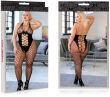 BODYSTOCKING Z PIEPRZYKIEM PLUS SIZE XL-XXXL UWODZICIELSKI KOMBINEZON - 78332096 - 3