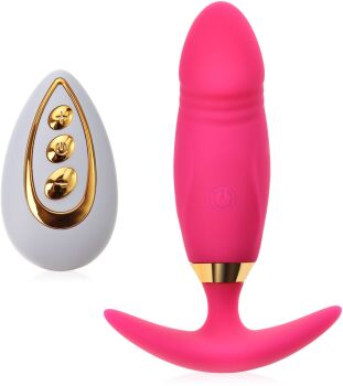 WIBRUJĄCE JAJKO STEROWANE BEZPRZEWODOWYM PILOTEM - 10 MOCNYCH FUNKCJI - 75949371