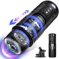 AUTOMATYCZNY MASTURBATOR MĘSKI 7 PCHNIĘĆ RUCHU POSUWISTEGO + SSANIE + ROTACJA - 89651689