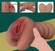 SZTUCZNA POCHWA WAGINA MASTURBATOR DLA MĘŻCZYZN MĘSKI + WIBRUJĄCY PIERŚCIEŃ + ŻEL POŻLIZGOWY 150ml - 78654547 - 2