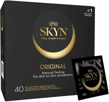 UNIMIL SKYN ORIGINAL PREZERWATYWY KLASYCZNE BEZ LATEKSU 40 SZT. - 65689753