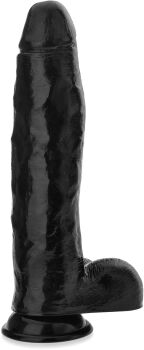 OGROMNE DILDO Z PRZYSSAWKĄ REALISTYCZNY SZTUCZNY PENIS Z JĄDRAMI DŁ 29cm, ŚR 6cm - 78765431