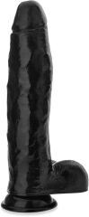 OGROMNE DILDO Z PRZYSSAWKĄ REALISTYCZNY SZTUCZNY PENIS Z JĄDRAMI DŁ 29cm, ŚR 6cm - 78765431