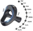 WIBRUJĄCY PIERŚCIEŃ RING NA PENISA I JĄDRA Z ŁADOWARKĄ 10 FUNKCJI WIBRACJI COCK RING - 34900657 - 4