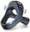 WIBRUJĄCY PIERŚCIEŃ RING NA PENISA I JĄDRA Z ŁADOWARKĄ 10 FUNKCJI WIBRACJI COCK RING - 34900657 - 3