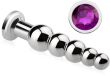 DUŻY KULKOWY KOREK ANALNY STALOWY PLUG DO ANUSA GORĄCA PRZYJEMNOŚĆ - 76541380 - 2