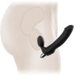 SILIKONOWY PENIS Z NASADKĄ - STRAP ON - PODWÓJNA WIBRUJĄCA PRZYJEMNOŚĆ - 74300538 - 3