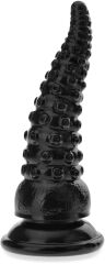 FALISTY KOREK ANALNY Z PRZYSSAWKĄ BUTT PLUG DILDO SZTUCZNY PENIS MASAŻER DŁ 15,5cm ŚR 4,5cm XXL - 78654567
