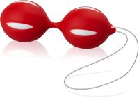 WIBRUJĄCO-MASUJĄCE KULKI - 100% SILIKON - OD SEX4FUN - CZERWONE – SSD 6511442