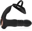 POSUWISTY MASAŻER PROSTATY WIBRATOR ANALNY STYMULATOR MĘSKI Z PIERŚCIENIEM NA PENISA I JĄDRA - 76781611 - 9