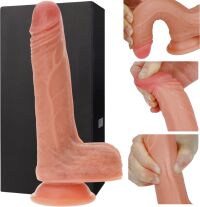 DILDO REALISTYCZNE SILIKONOWY PENIS Z MOCNĄ PRZYSSAWKĄ SZTUCZNY DONG -7865432